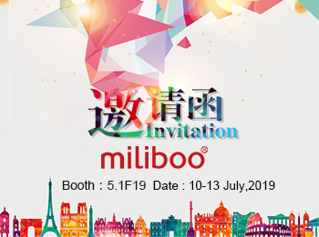 Welcome to miliboo PHOTO&IMAGING SHANGHAI 2019  booth 5.1F19