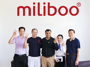 miliboo lndia Exclusive Distributor Royal Broadcasting Visit